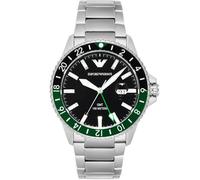 Emporio Armani Watch for Men, Quartz Movement and 42mm Case Size with Stainless Steel, Leather or Silicone Strap