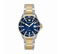 Emporio Armani Watch for Men, Quartz Movement and 42mm Case Size with Stainless Steel, Leather or Silicone Strap