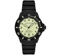 Emporio Armani Reloj Analógico para Hombres de Mecánico de Cuerda Manual con Correa en Silicona AR60085