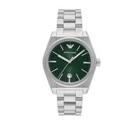 Emporio Armani Watch For Men, Quartz Three Hand Movement and 41mm Case Size with Stainless Steel Strap