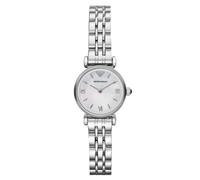 Emporio Armani Watch For Women, 22mm Round Case Quartz Two Hand Movement with Stainless Steel Strap