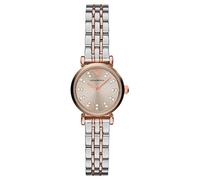 Emporio Armani Watch For Women, 22mm round Case Quartz two hand movement with Stainless steel strap
