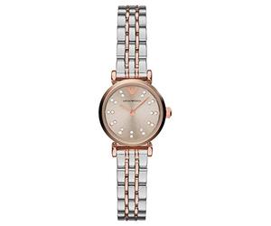 Emporio Armani Watch For Women, 22mm round Case Quartz two hand movement with Stainless steel strap