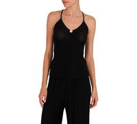 Emporio Armani Woman Lurex out of Water Tank Black M, Lurex Negro, M