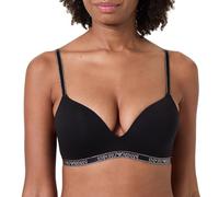 Emporio Armani Woman'S Essential - Brasier Triangular Acolchado con Tachuelas, Color Negro, Talla L, Negro, L