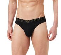 Emporio Armani X-mas-Cinta elástica de algodón Carta, Negro, M para Hombre