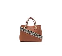 Emporio Armani My EA Bolso de mano marrón, imitación de cuero, mujer