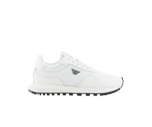 Emporio Armani Zapatillas bajas con logo águila de metal lateral X4X630XN877