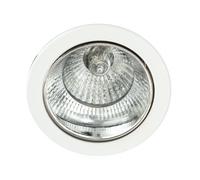 Empotrable alfabeto 1xgu10 cromo/blanco 8d orientable