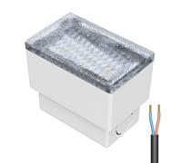 Empotrable de suelo de adoquines LED CUS para exterior IP67 cuadrado 8 x 5cm