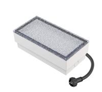 Empotrable de suelo de adoquines LED GORGON para exterior IP67 angular 20 x 10cm
