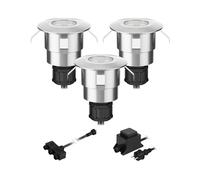 Empotrable de suelo LED Atria para exterior aluminio blanco cálido c/u 14lm