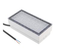 Empotrable de suelo para adoquines LED CUS para exterior IP67 angular 20 x 10cm