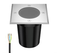 Empotrable de suelo RELI para exterior IP67 acero inoxidable angular 11 x 11cm