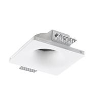 EMPOTRABLE DE TECHO GES 1 X GU5.3 35 BLANCO - 12VAC - Yeso - 1xGU5.3 35 0.00 lm - NO BULB