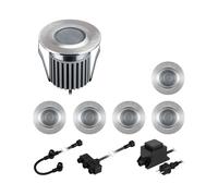 Empotrables de suelo LED BODES para exterior blanco cálido c/u 94lm/luz mate