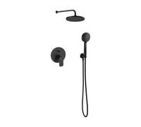 Empotrado Monomando Cala para Baño Ducha Colección Basic Negro Mate Roca