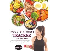 Empower Your Wellness: Daily Meal and Fitness Tracker/Three month Tracker/Planner Journal for Women/ Food and Fitness Tracker/180 pages For Weight Gain and /or Weight Loss