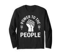 Empowerment Equality Quote Simple Power To The People Manga Larga