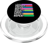 Empowerment Words Motivational Resist PopSockets PopGrip para MagSafe