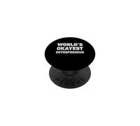 Emprendedor más Bueno del Mundo Empresario Divertido PopSockets PopGrip Adhesivo