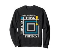 Emprendedor Pensador Creativo Fuera del Mundo Amor Divertido Sudadera