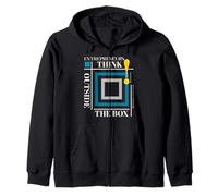 Emprendedor Pensador Creativo Fuera del Mundo Amor Divertido Sudadera con Capucha
