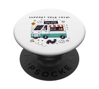 Empresario de Food Truck Supporter PopSockets PopGrip Adhesivo