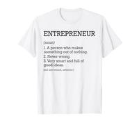 Empresario Definición de trabajo Personalizado Divertido Emprendedor Camiseta