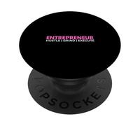 Empresario - Hustle | Moler | Ejecutar PopSockets PopGrip Adhesivo