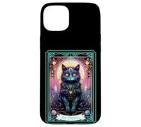 Empress Tarot Card Halloween Black Cat Witchy Design Carcasa para iPhone 15 Plus