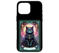 Empress Tarot Card Halloween Black Cat Witchy Design Carcasa para iPhone 16 Pro Max