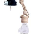 Empty Car Diffuser Bottles - Heart Shape Glass Fragancia colgante