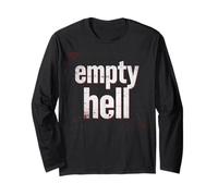 Empty Hell - Christian Faith Bold Gospel Evangelism Manga Larga