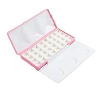 Empty Watercolor Palette with Lid - and Magnetic Half Pans Portable Art for