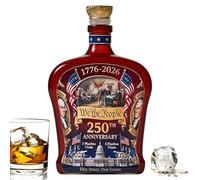 Empty Whiskey Bottles - US 250th Anniversaries Liquor Decanter, Liquor Bottle Collectibles, For Home Dining Room Bar Party Display Cabinet Shelves Restaurants Hotels Bartenders Collectors