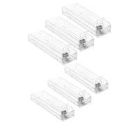 Empujador Automático para Cigarrillos 6 Piezas de Plástico para Exhibición | Organizador de Mostrador para Tienda Minorista, Compatibilidad, Display Ordenado y Ahorro de Espacio