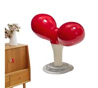 Empujador Botón Inodoro - Ayuda Descarga Forma Corazón 4 Piezas Uñas Largas Mujeres | Manija Levanta Tapa Reemplazo Adhesivo Tanque | Herramienta Presión Baño Manicura, Amor, Rojo, ABS