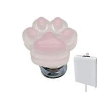 Empujador de botón para tanque de inodoro, herramienta luminosa de prensa de inodoro, ayuda de uñas largas, herramienta auxiliar, decoración de baño