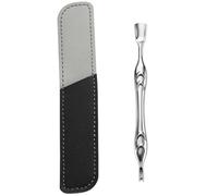 Empujador de cutículas 2 en 1 con tenedor, herramienta para quitar cutículas, herramienta de cuidado de uñas, cortador de cutículas de acero inoxidable para manicura y pedicu