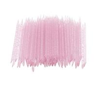 Empujador de cutículas desechable palito de uñas doble punta para manicura y pedicura herramienta de cuidado de uñas palito limpiador de cutículas palito de plástico para cutí