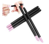 Empujador de cutículas duradero reutilizable, lápiz de pulido de lima de uñas de piedra pómez para salón de belleza, salón de peeling, reparación de piel muerta