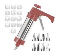 Empujador de galletas y empujador de galletas | Sello manual robusto, máquina de galletas y empujador de pasta culinaria, para panadería casa, vacaciones, pasta, pizzela, pastelería