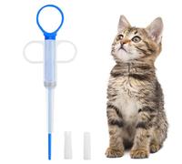 Empujador de medicina para animales domésticos - Tamaño 6 x 15 cm, accesorio de alimentación seguro y cómodo, jeringa de silicona PP | Inyector Manual Reutilizable Para Gatos Perros Perros F