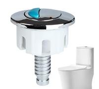 Empujador Doble Para Inodoro - Caza De Agua Redonda Antioxidante, Accesorio De Baño De Control Con Cable | Kit De Reemplazo De Empujador De Inodoro Universal, Para Reparto