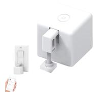Empujador inteligente de interruptor WiFi, pulsador de botón de interruptor inteligente, funciona con TUYA para aplicación Smart Life, compatible con diseño modular y capacidad extendida (interruptor)