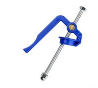 Empujador manual de pasta de soldadura para reparación de placa de circuito y placa base, herramienta extrusora de flujo de 5-10 cc con agarre ergonómico y émbolo de metal de precisión (azul)