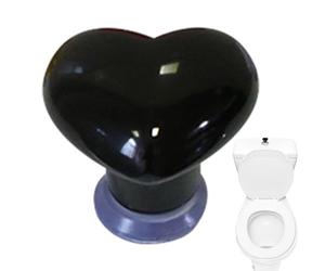 Empuje Auxiliar para Descarga De Inodoro, Ayuda para Tanque De Inodoro De Cerámica, Diseño En Forma De Corazón, Empujador Auxiliar para Descarga De Inodoro Duradero, Herramienta De Descarga para