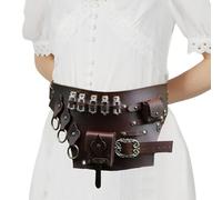 Empuje de cintura medieval - Knight Satchel, soporte de | Retro Larp Costume Prop para Cosplay Fair Event Dress Up, Bolsa de utilidad histórica para la reinserción Warrior Travel Storage A