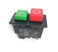 Empuje el interruptor de encendido y apagado, cambie el botón de encendido, KJD17 Impermeable IP55 220-240V 16A Pulsador electromagnético Interruptor de seguridad for máquinas de jardinería Equipos de